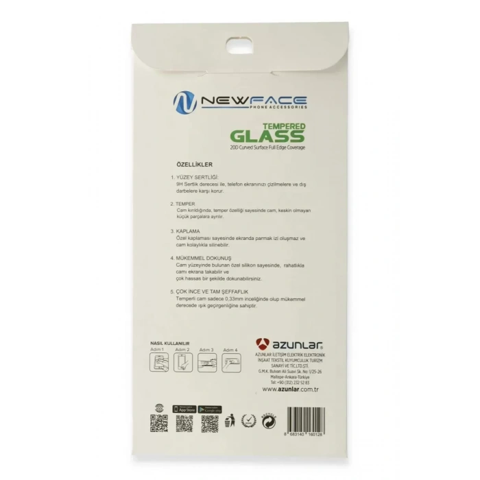 Samsung Galaxy M23 20D Premium Cam Ekran Koruyucu