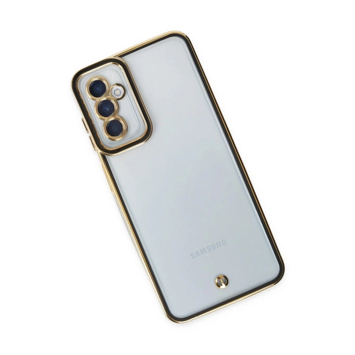 Samsung Galaxy M23 Kılıf Liva Lens Silikon - Siyah