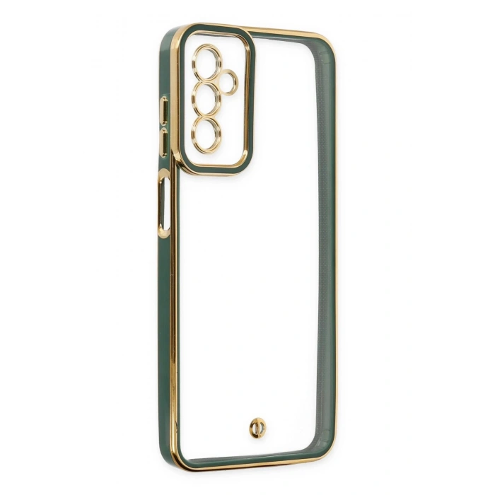 Samsung Galaxy M23 Kılıf Liva Lens Silikon - Yeşil