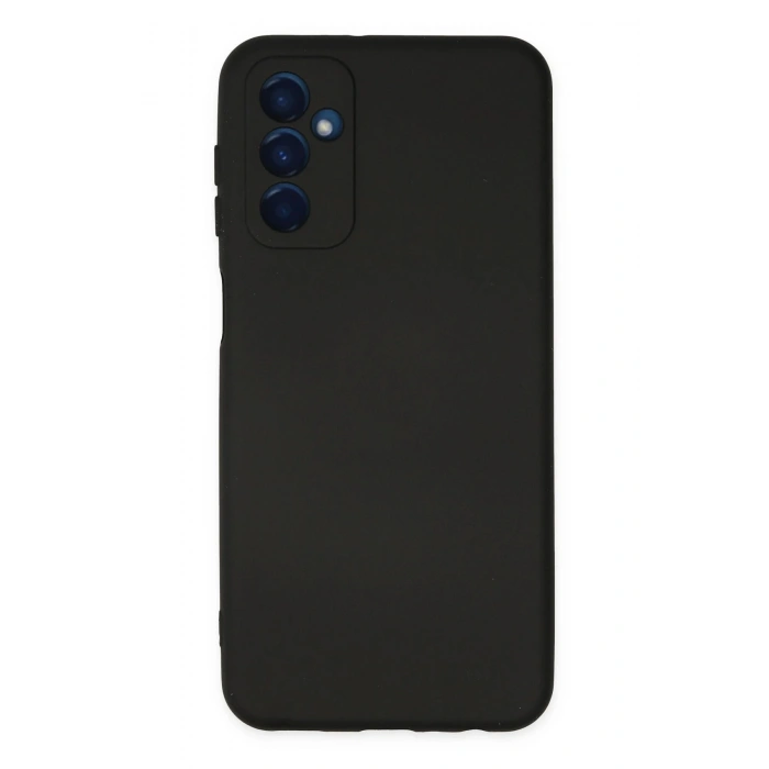 Samsung Galaxy M23 Kılıf Nano içi Kadife Silikon - Siyah