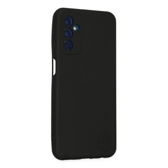 Samsung Galaxy M23 Kılıf Nano içi Kadife Silikon - Siyah