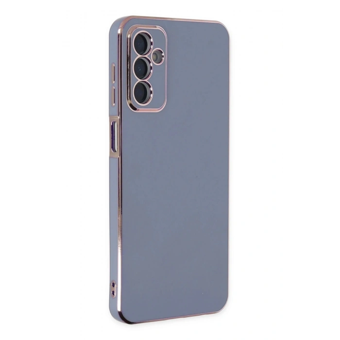 Samsung Galaxy M23 Kılıf Volet Silikon - Mavi