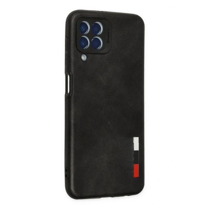 Samsung Galaxy M33 Kılıf Loop Deri Silikon - Siyah