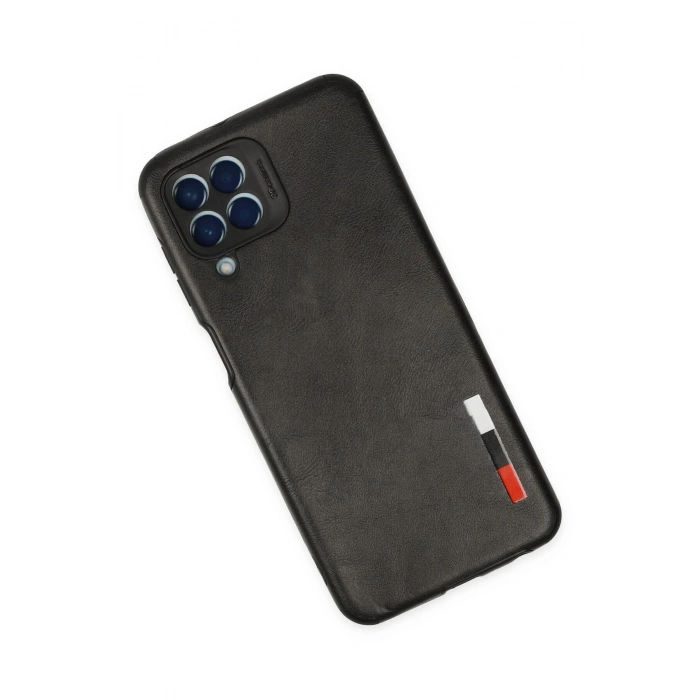 Samsung Galaxy M33 Kılıf Loop Deri Silikon - Siyah