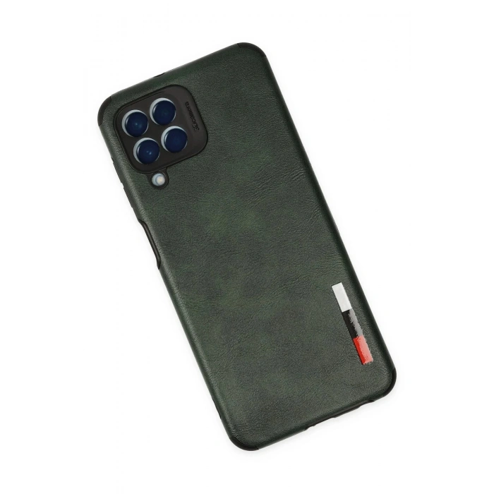 Samsung Galaxy M33 Kılıf Loop Deri Silikon - Yeşil