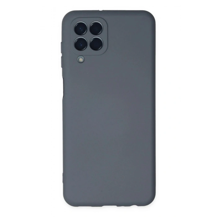 Samsung Galaxy M33 Kılıf Nano içi Kadife Silikon - Gri