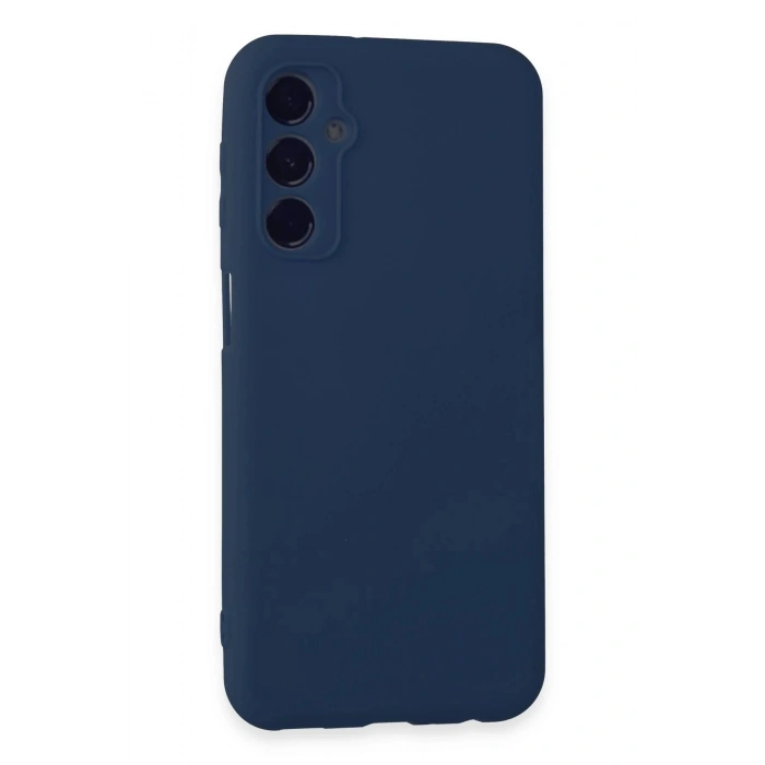Samsung Galaxy M34 5G Kılıf First Silikon - Lacivert