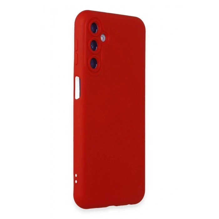 Samsung Galaxy M34 5G Kılıf Nano içi Kadife Silikon - Kırmızı