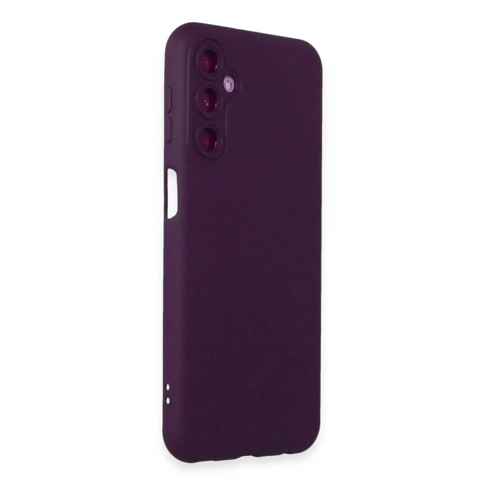 Samsung Galaxy M34 5G Kılıf Nano içi Kadife Silikon - Mor