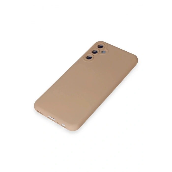 Samsung Galaxy M34 5G Kılıf Nano içi Kadife Silikon - Pudra