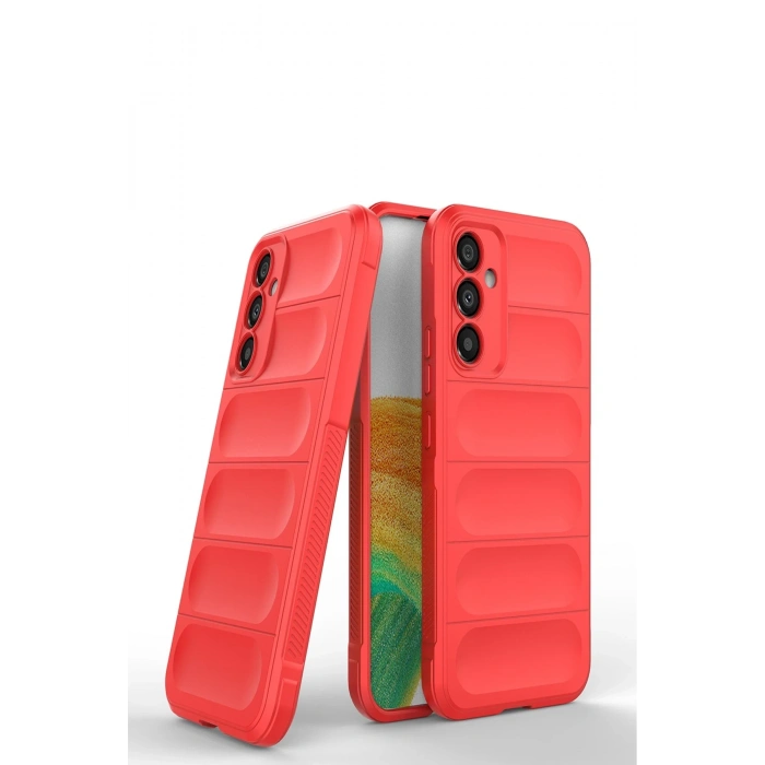 Samsung Galaxy M34 5G Kılıf Optimum Silikon - Kırmızı