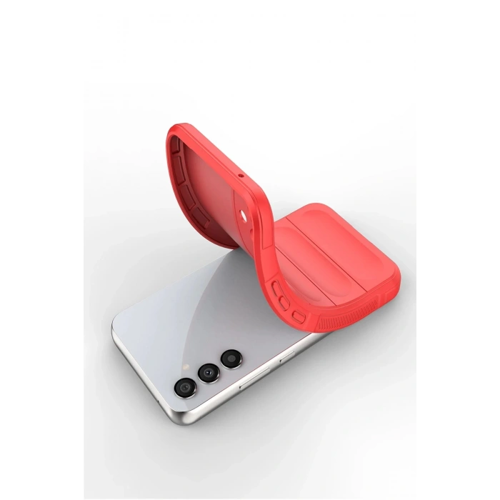 Samsung Galaxy M34 5G Kılıf Optimum Silikon - Kırmızı