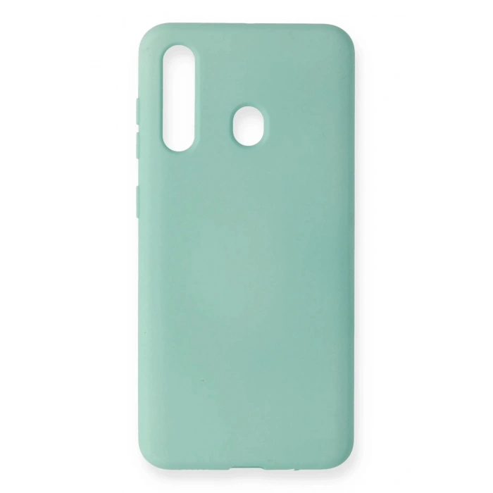 Samsung Galaxy M40 Kılıf Nano içi Kadife Silikon - Turkuaz