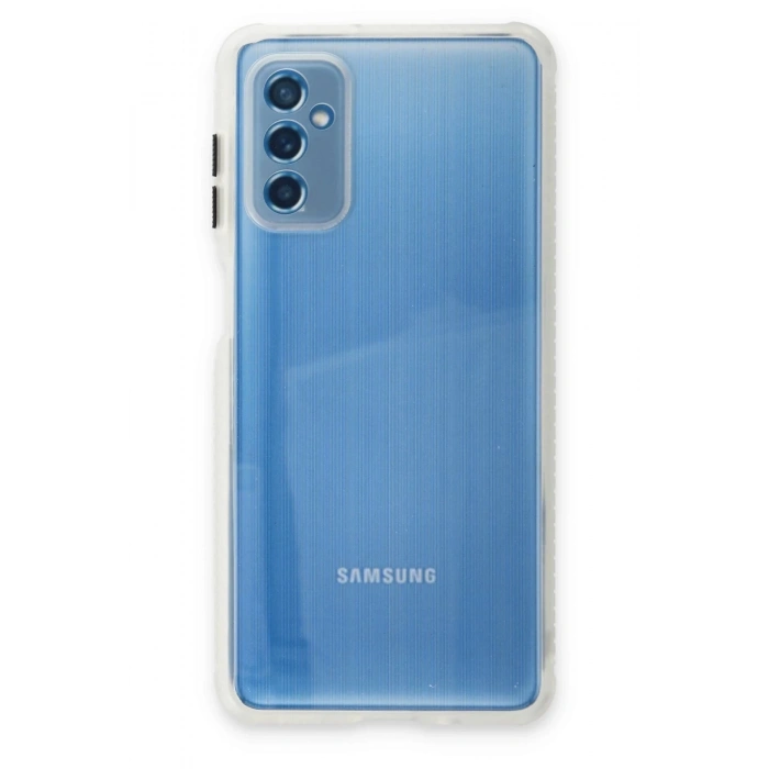 Samsung Galaxy M52 5G Kılıf Miami Şeffaf Silikon - Şeffaf