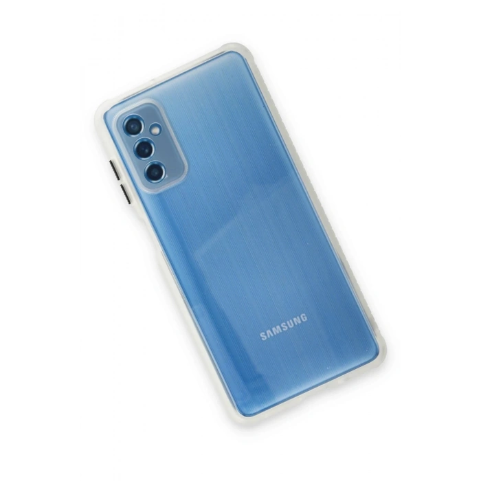 Samsung Galaxy M52 5G Kılıf Miami Şeffaf Silikon - Şeffaf
