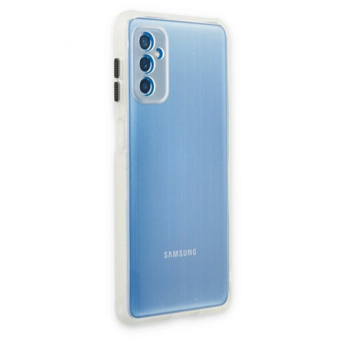 Samsung Galaxy M52 5G Kılıf Miami Şeffaf Silikon - Şeffaf