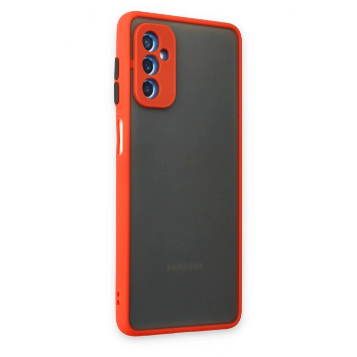 Samsung Galaxy M52 5G Kılıf Montreal Silikon Kapak - Kırmızı