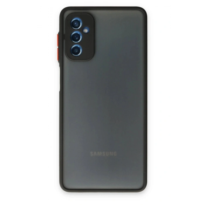 Samsung Galaxy M52 5G Kılıf Montreal Silikon Kapak - Siyah