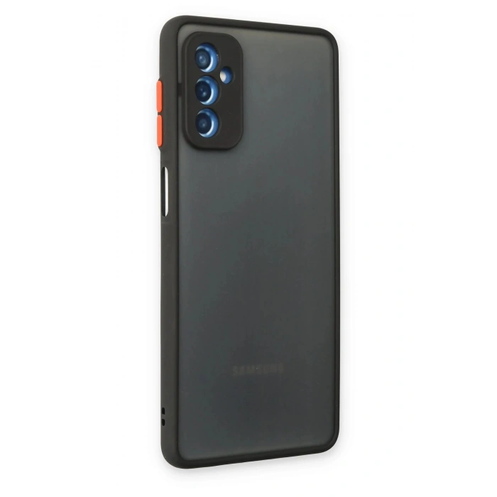 Samsung Galaxy M52 5G Kılıf Montreal Silikon Kapak - Siyah