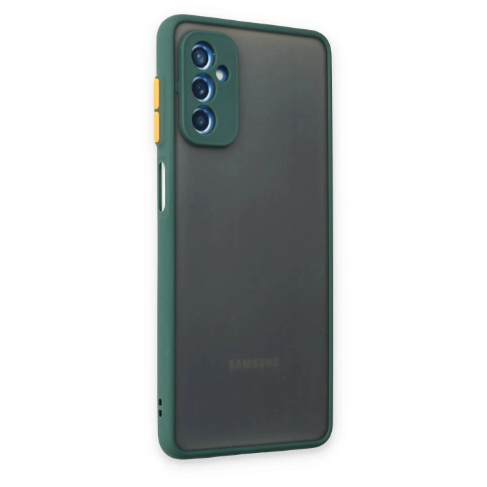 Samsung Galaxy M52 5G Kılıf Montreal Silikon Kapak - Yeşil