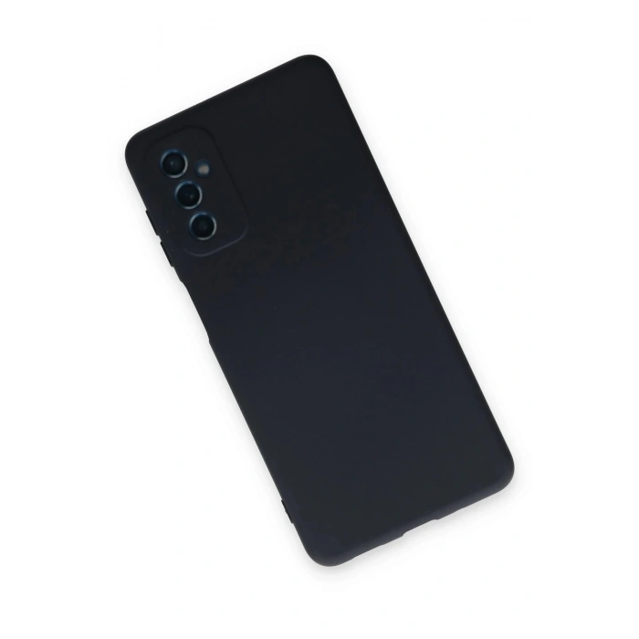 Samsung Galaxy M52 5G Kılıf Nano içi Kadife Silikon - Lacivert