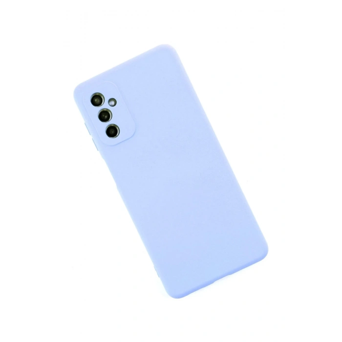 Samsung Galaxy M52 5G Kılıf Nano içi Kadife Silikon - Lila