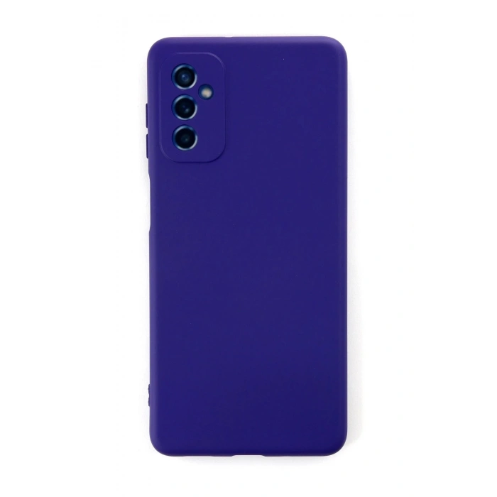 Samsung Galaxy M52 5G Kılıf Nano içi Kadife Silikon - Mor