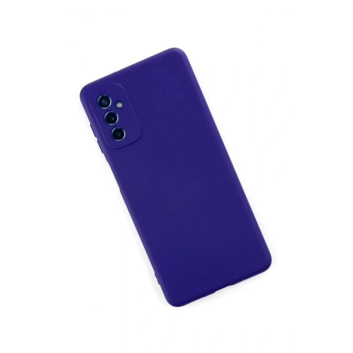Samsung Galaxy M52 5G Kılıf Nano içi Kadife Silikon - Mor