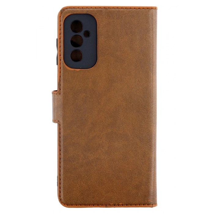 Samsung Galaxy M52 5G Kılıf Trend S Plus Kapaklı Kılıf - Taba