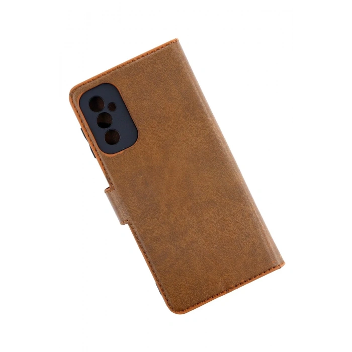 Samsung Galaxy M52 5G Kılıf Trend S Plus Kapaklı Kılıf - Taba