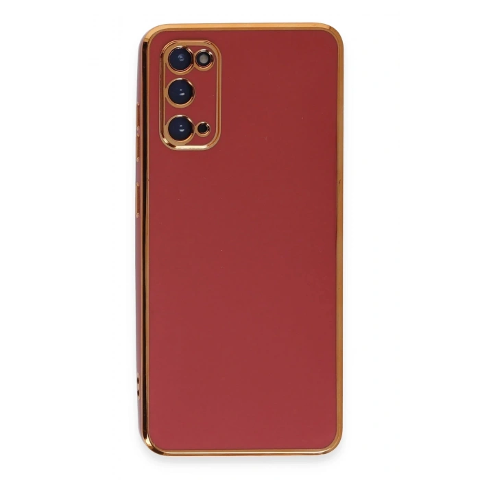 Samsung Galaxy S20 Kılıf Volet Silikon - Kırmızı