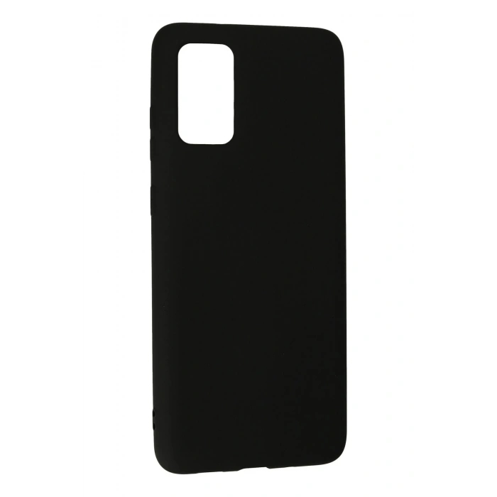 Samsung Galaxy S20 Plus Kılıf Nano içi Kadife Silikon - Siyah