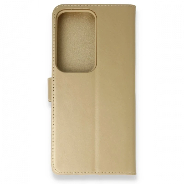 Samsung Galaxy S20 Ultra Trend S Plus Kapaklı Kılıf - Gold