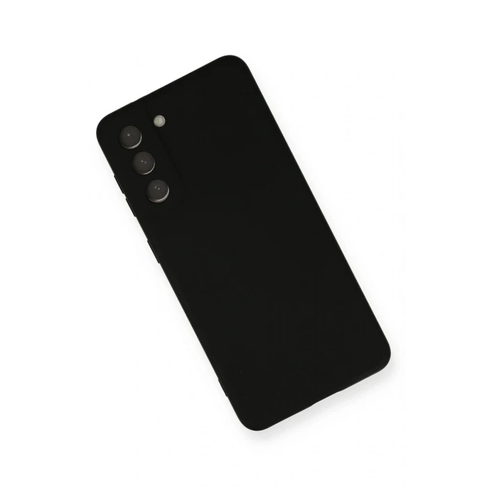 Samsung Galaxy S21 FE Kılıf Nano içi Kadife Silikon - Siyah