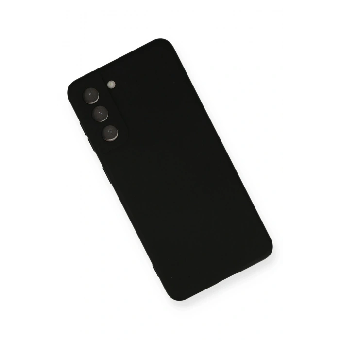 Samsung Galaxy S21 FE Kılıf Nano içi Kadife Silikon - Siyah