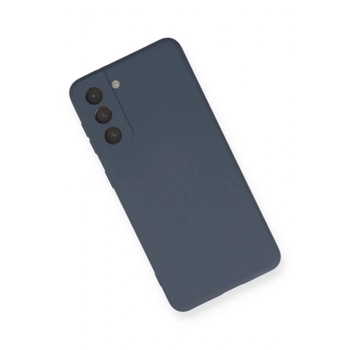 Samsung Galaxy S21 Kılıf Nano içi Kadife Silikon - Gri