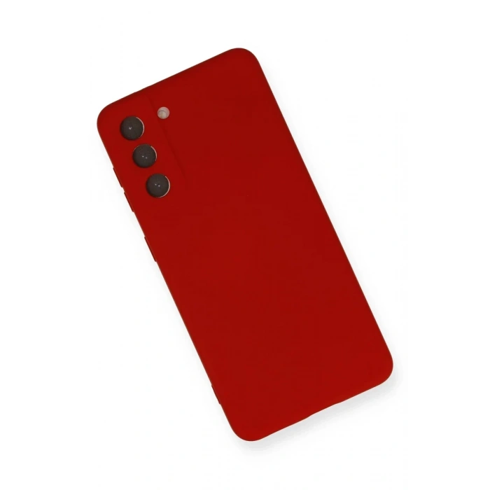 Samsung Galaxy S21 Kılıf Nano içi Kadife Silikon - Kırmızı