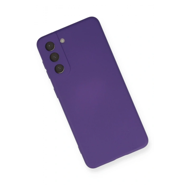 Samsung Galaxy S21 Kılıf Nano içi Kadife Silikon - Mor