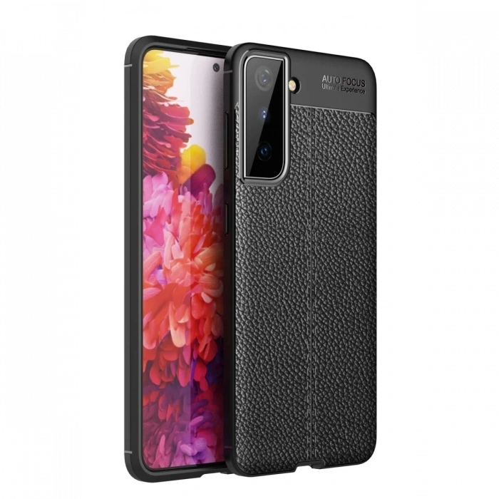 Samsung Galaxy S21 Plus Kılıf Auto Focus Kapak - Siyah