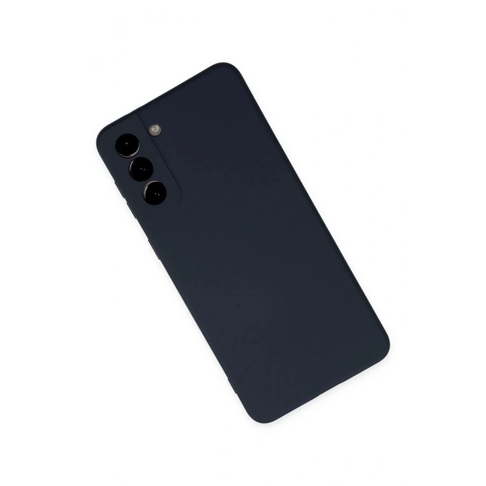 Samsung Galaxy S21 Plus Kılıf Nano içi Kadife Silikon - Lacivert