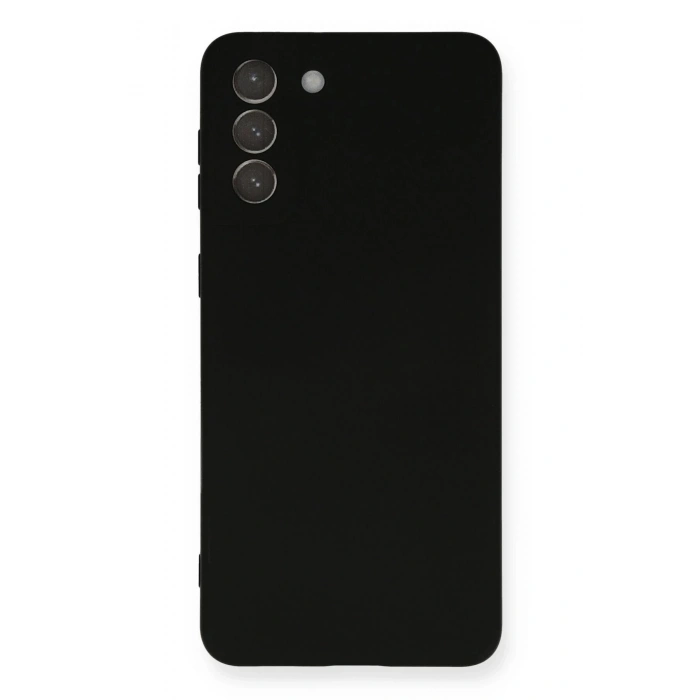 Samsung Galaxy S21 Plus Kılıf Nano içi Kadife Silikon - Siyah