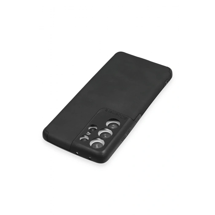 Samsung Galaxy S21 Ultra Kılıf Loop Deri Silikon - Siyah