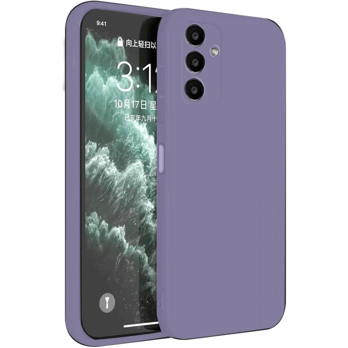 Samsung Galaxy S23 FE Kılıf First Silikon - Lila