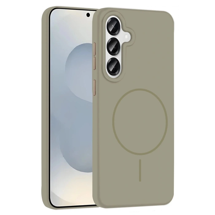 Samsung Galaxy S23 FE Kılıf Jully Magsafe Kapak - Çöl Titanyum