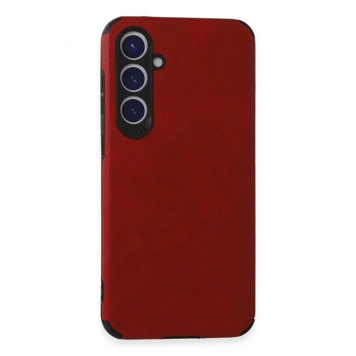 Samsung Galaxy S23 FE Kılıf Loop Deri Silikon - Kırmızı