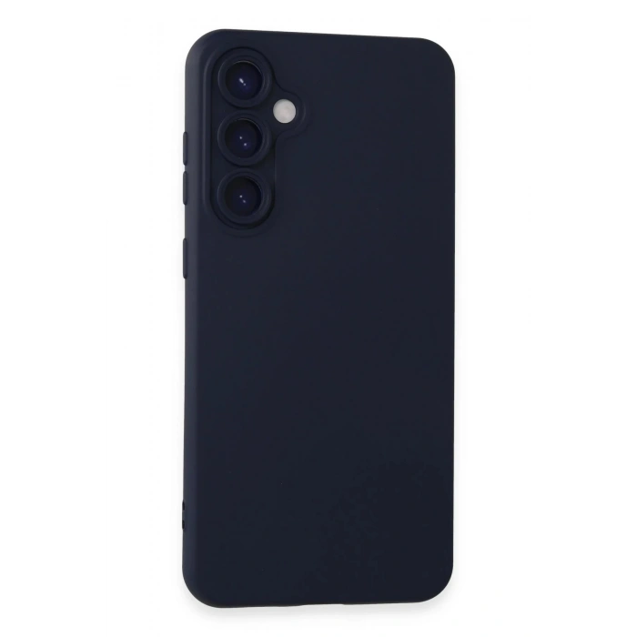 Samsung Galaxy S23 FE Kılıf Nano içi Kadife Silikon - Lacivert