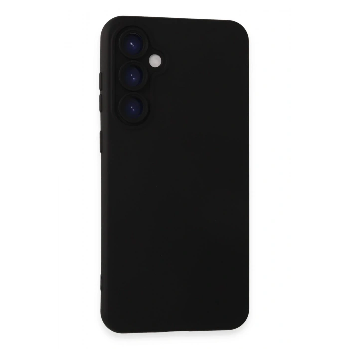 Samsung Galaxy S23 FE Kılıf Nano içi Kadife Silikon - Siyah