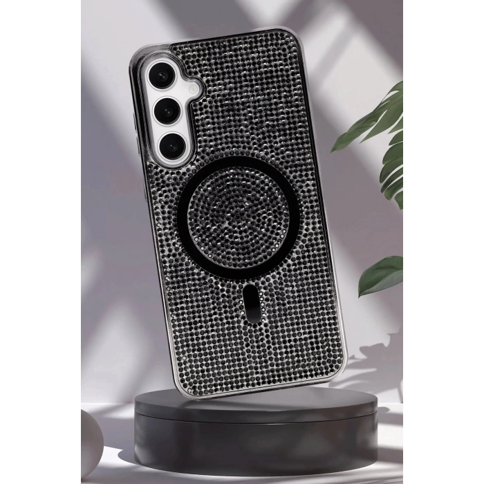 Samsung Galaxy S23 Kılıf Helen Magsafe Kapak - Gold