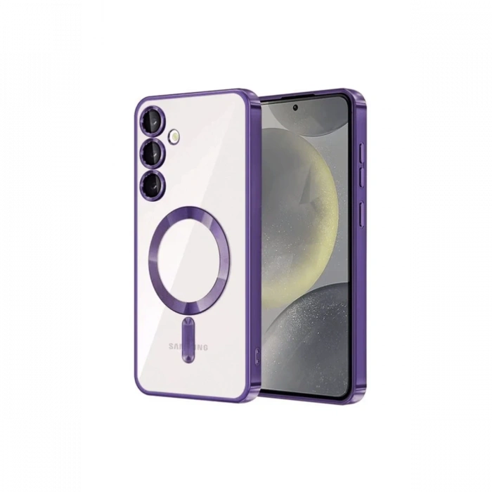 Samsung Galaxy S23 Kılıf Kross Magneticsafe Kapak - Mor