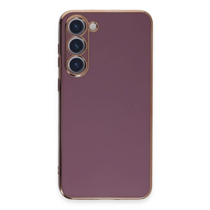 Samsung Galaxy S23 Kılıf Volet Silikon - Mor